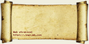 Anđelija Kalinić vizit kartica